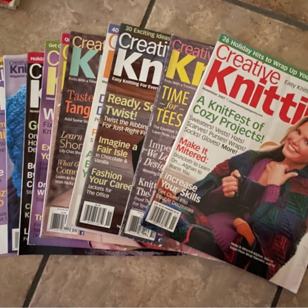 Knitting Magazine Mystery Grab Bag 10 issues